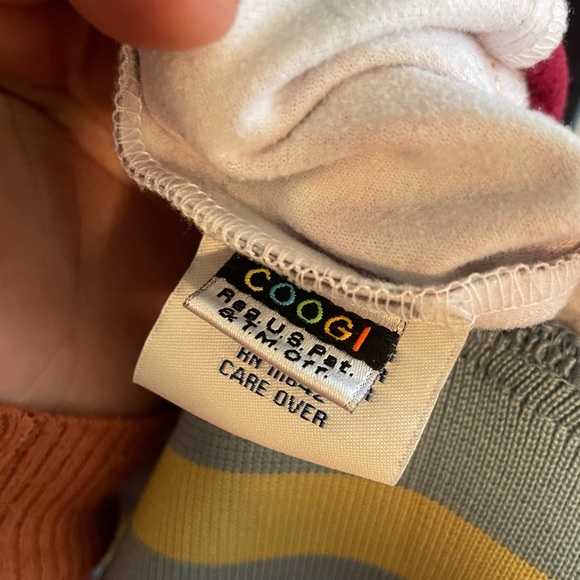 COOGI Burgundy Wine Blue Paisley Bohemian Zip Up Sweater Jacket - Picture 11 of 11